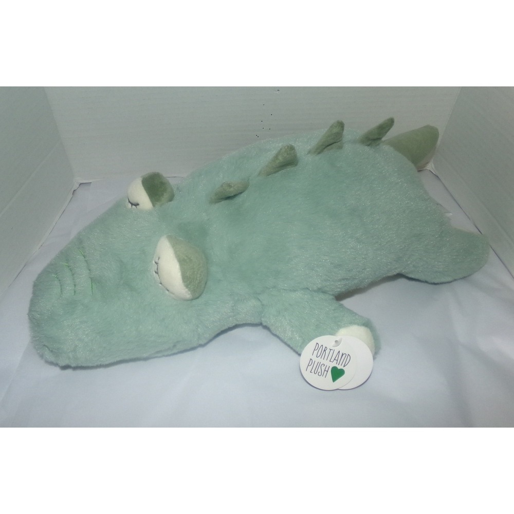 Portland Plush Axel Alligator Mint Green Stuffed Animal Crocodile Heart 15 inch